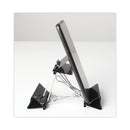 Universal Binder Clips, Small, Black/Silver, 12/Box