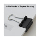 Universal Binder Clip Value Pack, Mini, Black/Silver, 36/Box