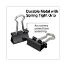 Universal Binder Clip Value Pack, Mini, Black/Silver, 36/Box