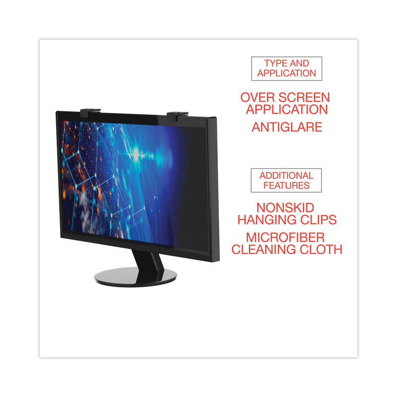 Innovera Protective Antiglare LCD Monitor Filter, 21.5"-22" Widescreen LCD, 16:9/16:10