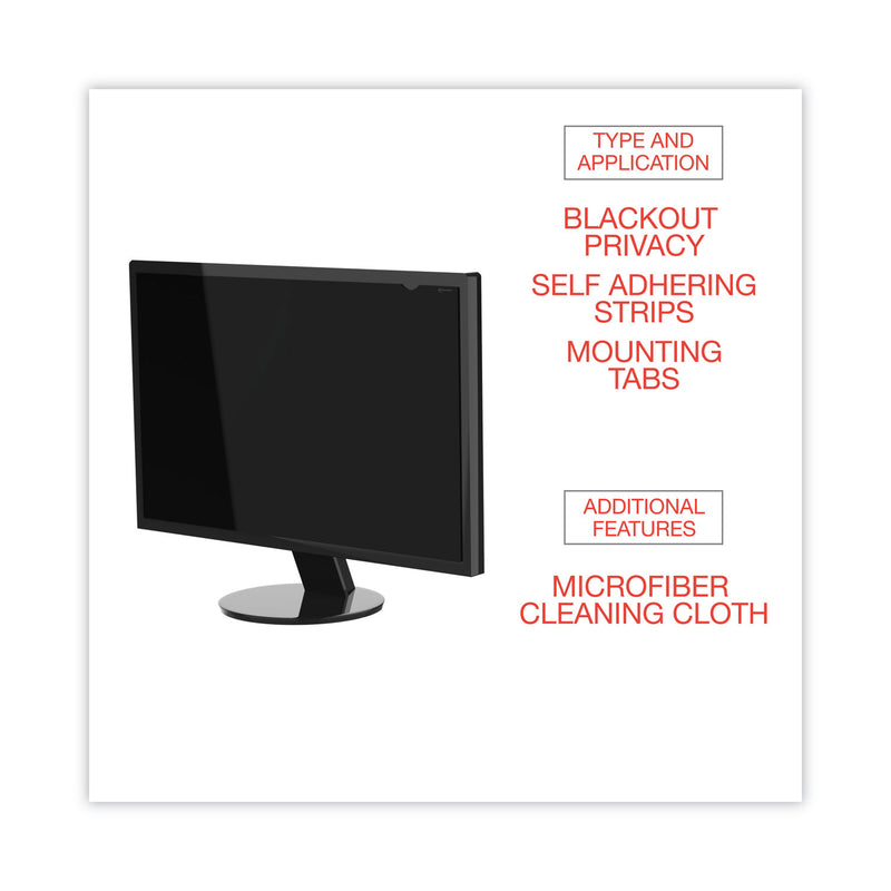 Innovera Blackout Privacy Filter for 23" Widescreen LCD, 16:9 Aspect Ratio