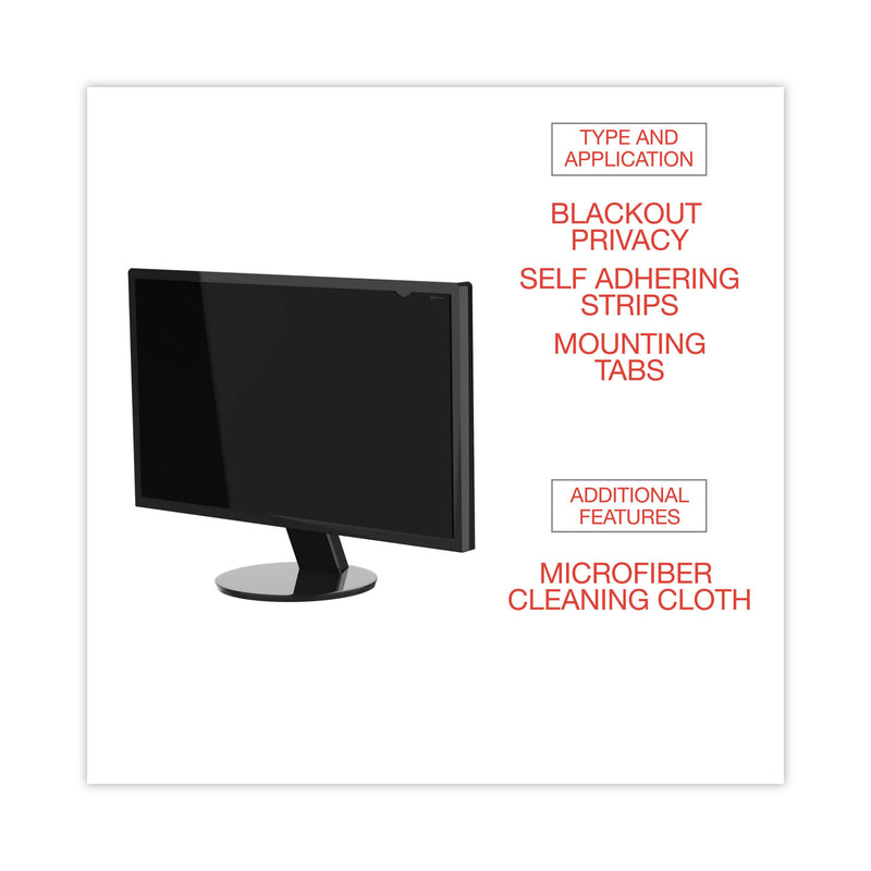 Innovera Blackout Privacy Filter for 24" Widescreen LCD, 16:9 Aspect Ratio