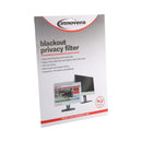 Innovera Blackout Privacy Filter for 14" Widescreen Notebook, 16:9 Aspect Ratio