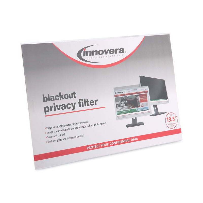 Innovera Blackout Privacy Monitor Filter for 19.5 LCD