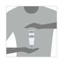 Dart Clear PET Cups with Single Compartment Insert, 12 oz, Clear, 500/Carton
