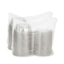 Dart Tamper-Resistant, Tamper-Evident Bowls with Dome Lid, 64 oz, 8.9" Diameter x 4"h, Clear, Plastic, 100/Carton