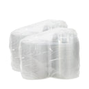 Dart Tamper-Resistant, Tamper-Evident Bowls with Flat Lid, 48 oz, 8.9" Diameter x 2.8"h, Clear, Plastic, 100/Carton