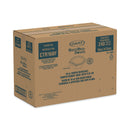 Dart Tamper-Resistant, Tamper-Evident Bowls with Flat Lid, 16 oz, 5.5" Diameter x 2.7"h, Clear, Plastic, 240/Carton