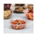 Dart Tamper-Resistant, Tamper-Evident Bowls with Dome Lid, 8 oz, 5.5" Diameter x 2.1"h, Clear, Plastic, 240/Carton