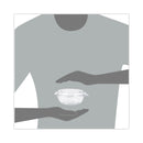 Dart Tamper-Resistant, Tamper-Evident Bowls with Dome Lid, 8 oz, 5.5" Diameter x 2.1"h, Clear, Plastic, 240/Carton