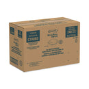 Dart Tamper-Resistant, Tamper-Evident Bowls with Dome Lid, 8 oz, 5.5" Diameter x 2.1"h, Clear, Plastic, 240/Carton