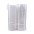 Dart ClearPac SafeSeal Tamper-Resistant/Evident Containers, Flat Lid, 48 oz, 7.8 x 8.1 x 2.5, Clear, Plastic, 100/Bag, 2 Bags/CT