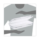 Dart StayLock Clear Hinged Lid Containers, 50.2 oz, 6.8 x 13.4 x 2.6, Plastic, 200/Carton