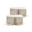 ProPlanet Hinged Lid Containers, 3-Compartment, 9 x 8.8 x 3, White, Plastic, 150/Carton