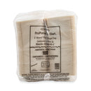 ProPlanet Hinged Lid Containers, 6 x 6.3 x 3.3, White, Plastic, 400/Carton