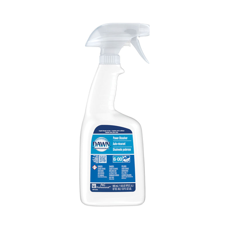 Dawn Liquid Ready-To-Use Grease Fighting Power Dissolver Spray, 32 oz Spray Bottle, 6/Carton