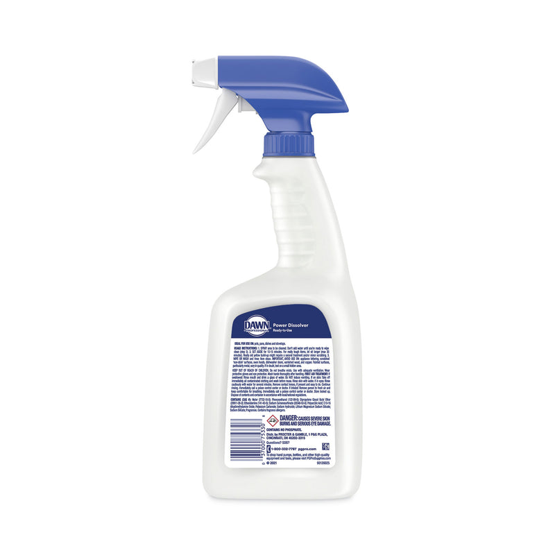 Dawn Liquid Ready-To-Use Grease Fighting Power Dissolver Spray, 32 oz Trigger On Spray Bottle, 6/Carton