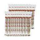 Dart Bare by Solo Eco-Forward PLA Paper Hot Cups, 8 oz, Leaf Design, White/Green/Orange, 50/Pack