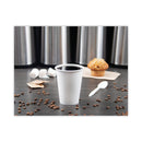 Dart Single-Sided Poly Paper Hot Cups, 12 oz, White, 50/Bag, 20 Bags/Carton