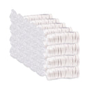 Dart Spiral-Wound Paper Hot Cup Lids, Fits 16 oz Cups, White, 25/Sleeve, 20 Sleeves/Carton