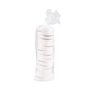 Dart Paper Lids for 16 oz Food Containers, Vented, 3.9" Diameter x 0.9"h, White, 25/Bag, 20 Bags/Carton