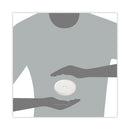 Dart Paper Lids for 16 oz Food Containers, Vented, 3.9" Diameter x 0.9"h, White, 25/Bag, 20 Bags/Carton