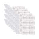 Dart Paper Lids for 32 oz Food Containers, Vented, 4.6" Diameter x 0.7"h, White, 25/Bag, 20 Bags/Carton