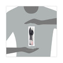 Dart Reliance Mediumweight Cutlery Kit, Knife/Fork/Spoon/Salt/Pepper/Napkin, Black, 250 Kits/Carton