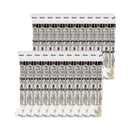 Dart Bare by Solo Eco-Forward PLA Paper Hot Cups, 12 oz, Leaf Design, White/Green/Orange, 50/Pack