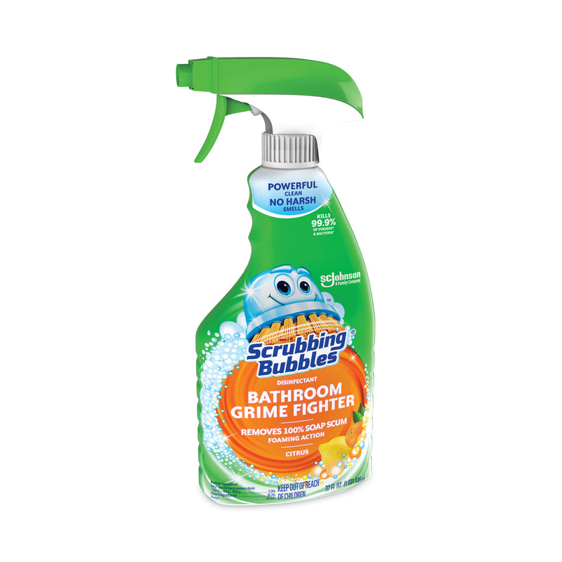 Scrubbing Bubbles Multi Surface Bathroom Cleaner, Citrus Scent, 32 oz Spray Bottle
