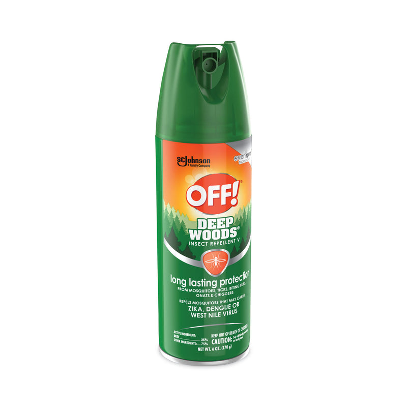 OFF! Deep Woods Insect Repellent, 6 oz Aerosol Spray