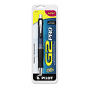 Pilot G2 Pro Gel Pen, Retractable, Fine 0.7 mm, Black Ink, Blue Barrel