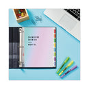 Avery Clear Easy View Plastic Dividers with Multicolored Tabs and Sheet Protector, 8-Tab, 11 x 8.5, Clear, 1 Set