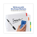 Avery Clear Easy View Plastic Dividers with Multicolored Tabs and Sheet Protector, 8-Tab, 11 x 8.5, Clear, 1 Set