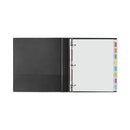 Avery Clear Easy View Plastic Dividers with Multicolored Tabs and Sheet Protector, 8-Tab, 11 x 8.5, Clear, 1 Set