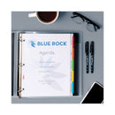 Avery Clear Easy View Plastic Dividers with Multicolored Tabs and Sheet Protector, 5-Tab, 11 x 8.5, Clear, 1 Set