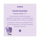 Method Foaming Hand Wash, French Lavender, 10 oz Pump Bottle, 6/Carton