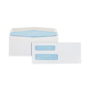 Quality Park Double Window Security-Tinted Check Envelope,