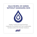 PURELL Single Use Advanced Gel Hand Sanitizer, 1.2 mL, Packet, Fragrance-Free, 2,000/Carton