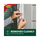 Command All Weather Hooks and Strips, Plastic, Cord Clips, 32 Clips and 36 Small Strips/Pack