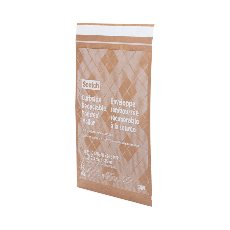 Scotch Curbside Recyclable Padded Mailer,