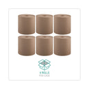 Windsoft Hardwound Roll Towels, 8" x 800 ft, Natural, 6 Rolls/Carton
