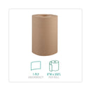 Windsoft Hardwound Roll Towels, 8" x 350 ft, Natural, 12 Rolls/Carton