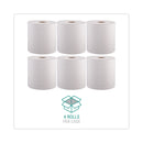 Windsoft Hardwound Roll Towels, 8" x 800 ft, White, 6 Rolls/Carton