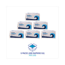 Boardwalk Office Packs Lunch Napkins, 1-Ply, 12 x 12, White, 2,400/Carton