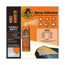 Gorilla Spray Adhesive, 14 oz, Dries Clear