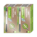 BIC ReVolution Ballpoint Pen, Retractable, Medium 1 mm, Black Ink/Semi-Clear Barrel, 48/Pack