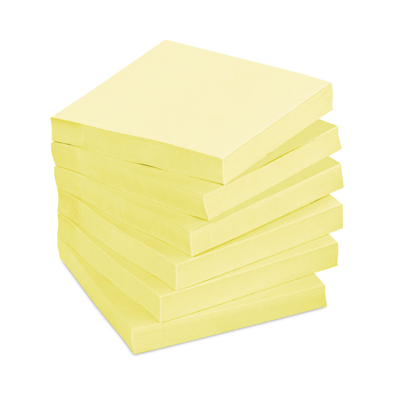 Post-it Original Pads in Canary Yellow, 3" x 3", 100 Sheets/Pad, 12 Pads/Pack