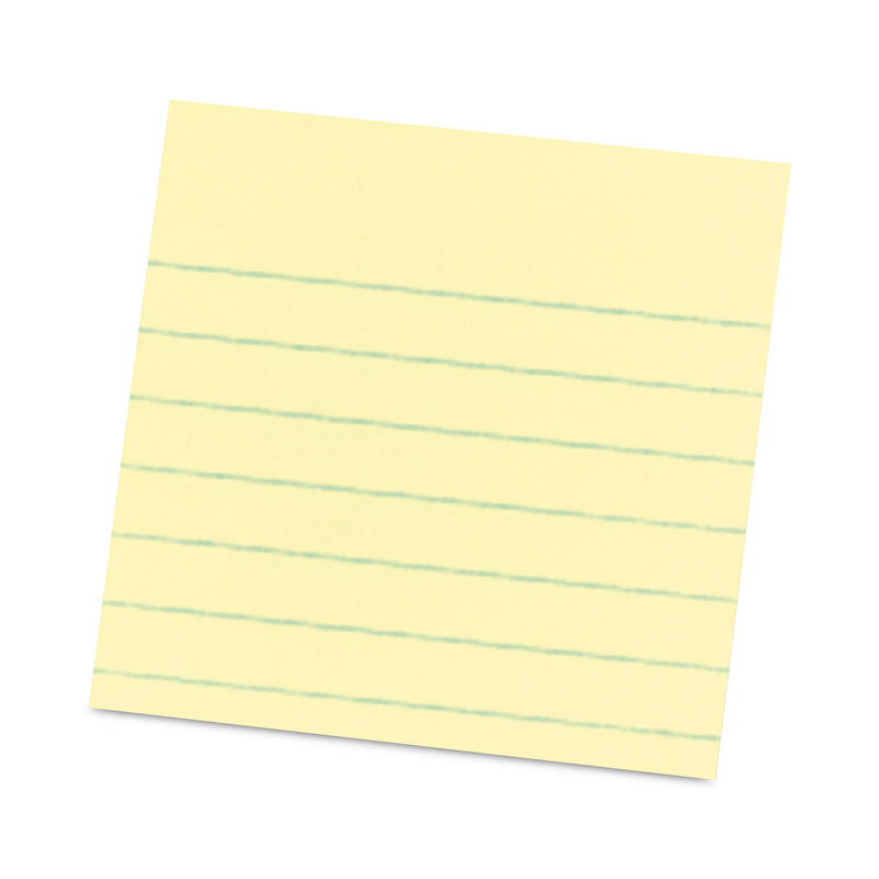 Post-it Original Canary Yellow Pop-up Refill, Note Ruled, 3" x 3", Canary Yellow, 100 Sheets/Pad, 6 Pads/Pack