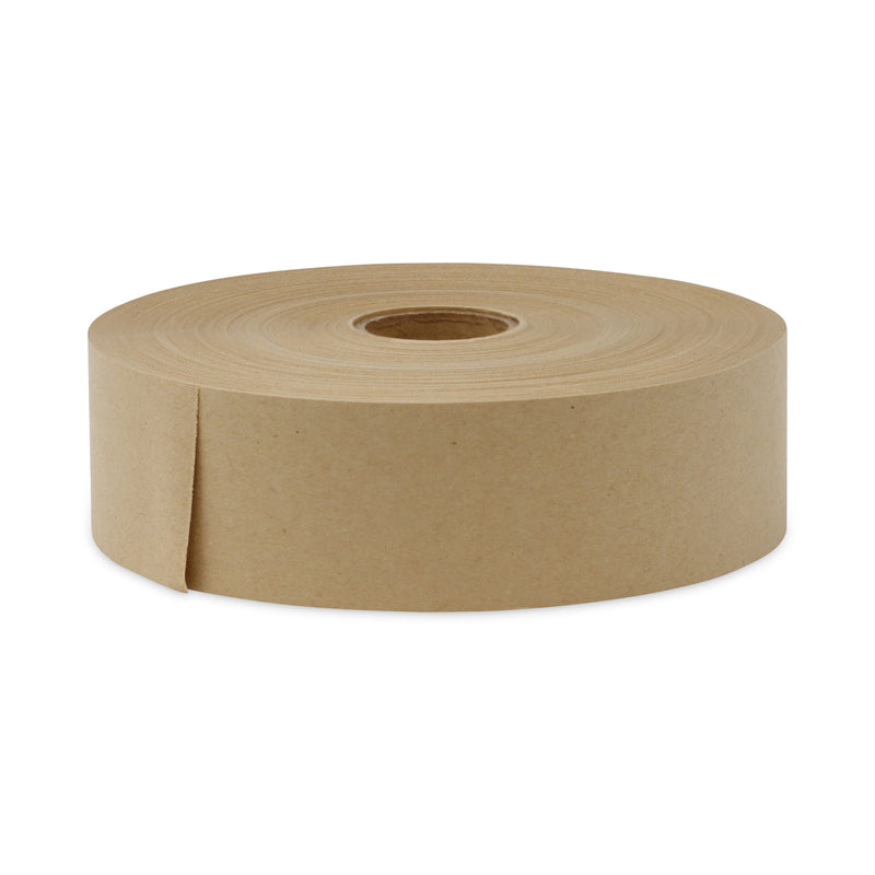 General Supply Gummed Kraft Sealing Tape, 3" Core, 2" x 600 ft, Brown, 12/Carton